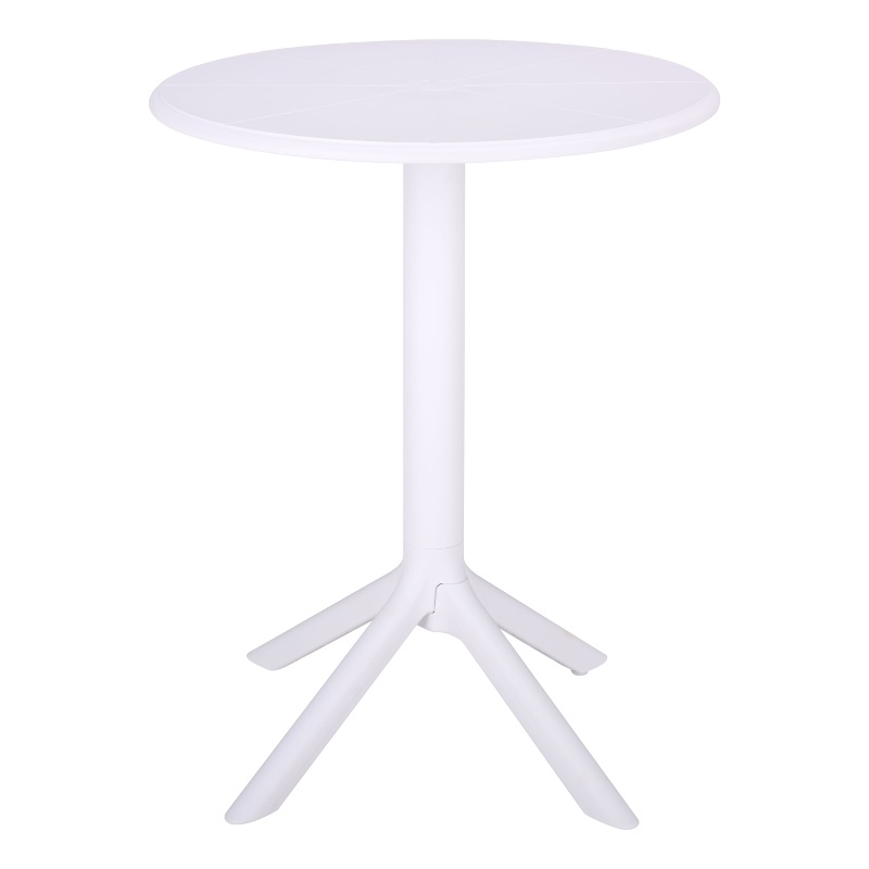 Safavieh Stella Round Plastic Bistro Table in White