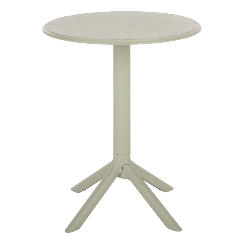 Safavieh Stella Round Plastic Bistro Table in Green