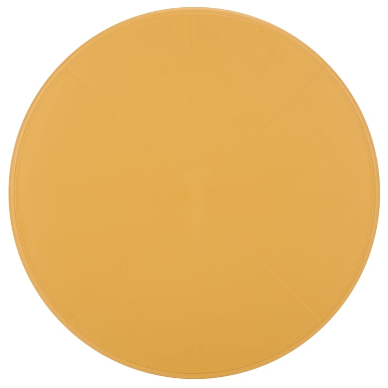 Safavieh Stella Round Plastic Bistro Table in Yellow