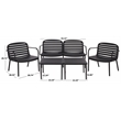 Safavieh Thompson Living Set in Black