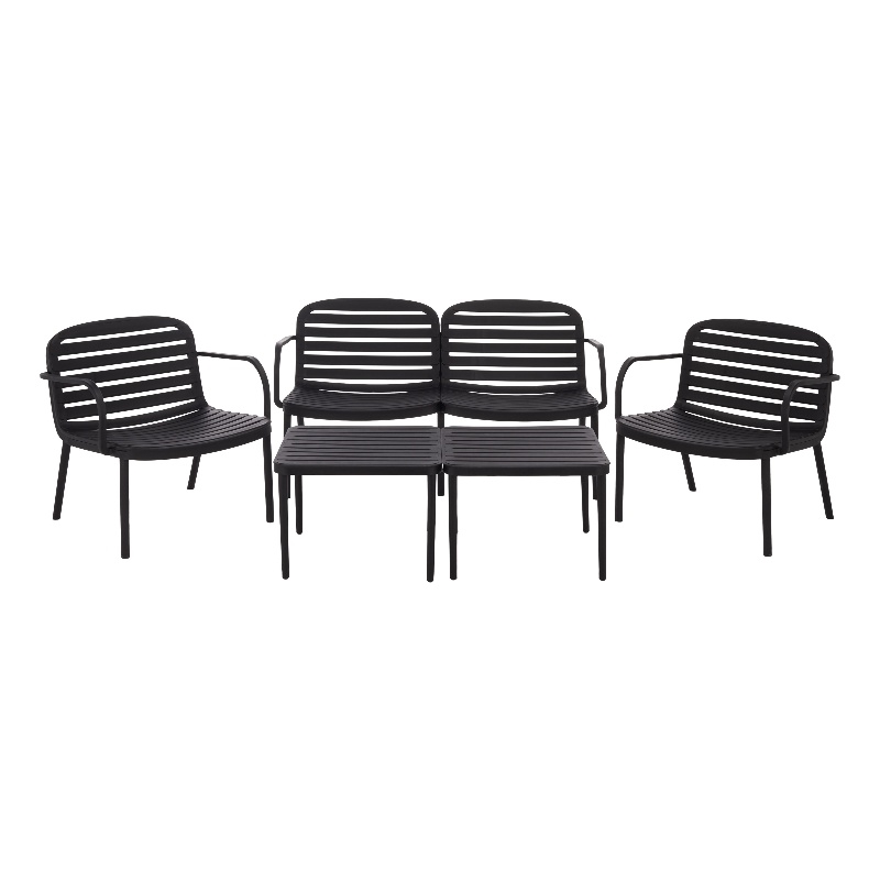 Safavieh Thompson Living Set in Black