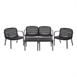 Safavieh Thompson Living Set in Black