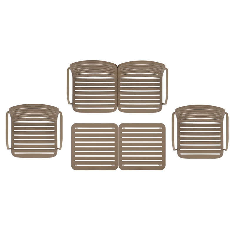Safavieh Thompson Living Set  in Beige