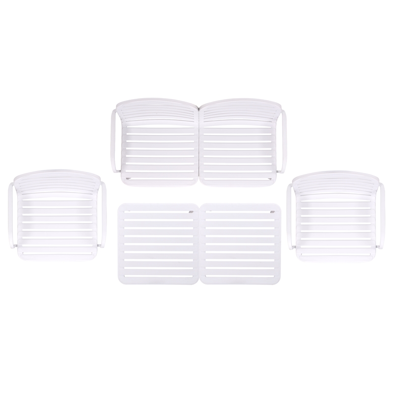 Safavieh Thompson Living Set  in White