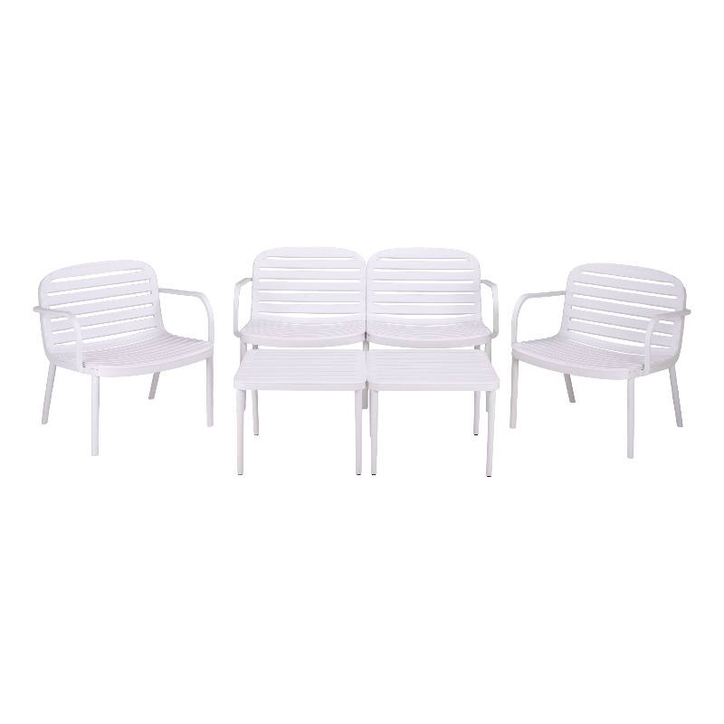 Safavieh Thompson Living Set  in White