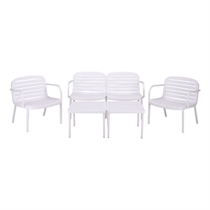 Safavieh Thompson Living Set  in White