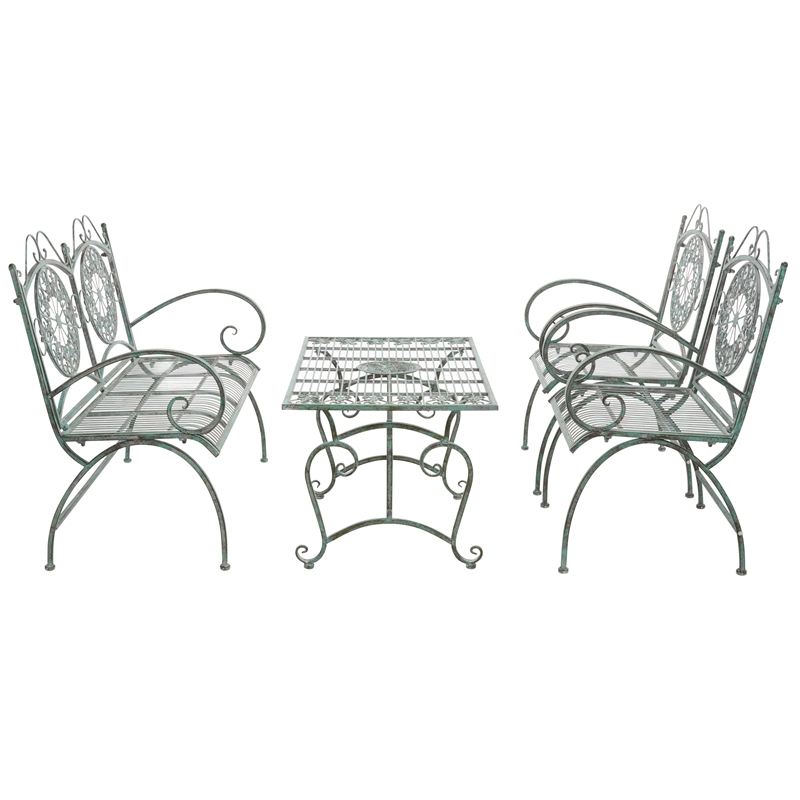 Safavieh Sophie 4 Piece Iron Set in Green