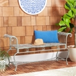 Safavieh Brielle Iron Bench in Green