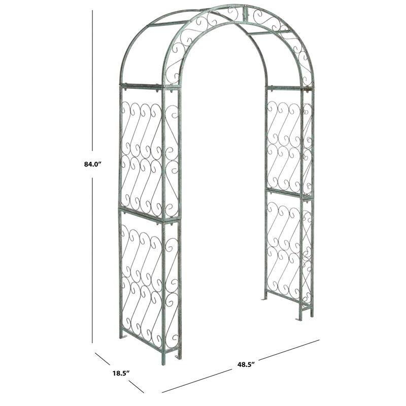 Safavieh Pagan Iron Arch in Green