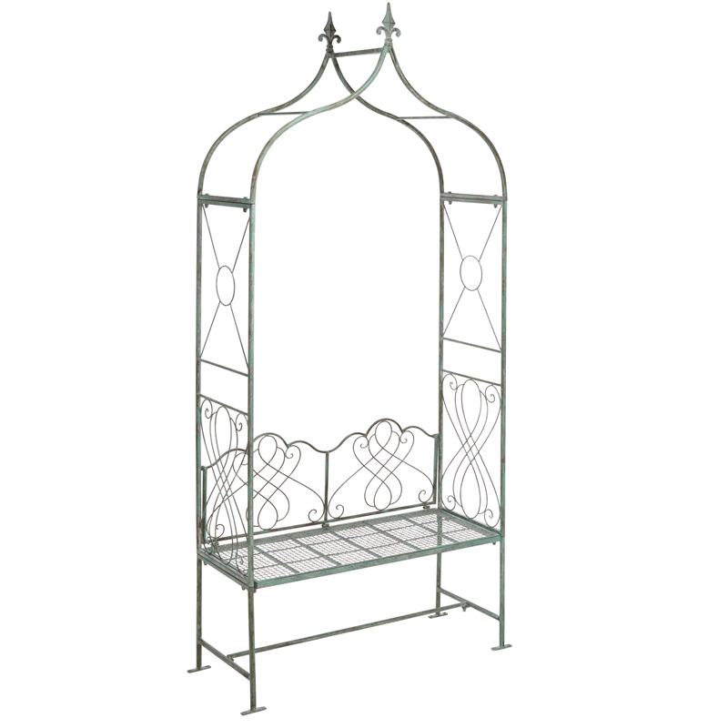 Safavieh Eloise Iron Arbor in Green