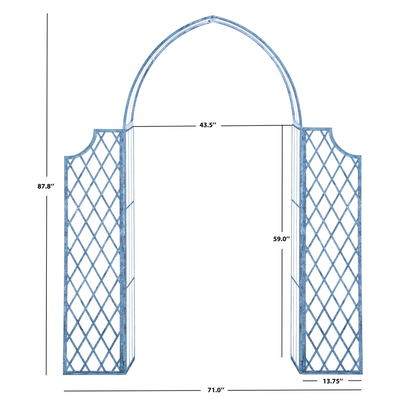Safavieh Jaida Iron Arbor in Blue