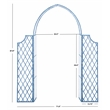 Safavieh Jaida Iron Arbor in Blue