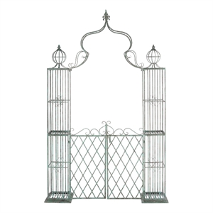 Safavieh Beatrix Iron Arbor in Green