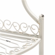Safavieh Abarrane 4 Tier Iron Corner Shelf in White