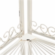 Safavieh Abarrane 4 Tier Iron Corner Shelf in White