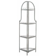 Safavieh Abarrane 4 Tier Iron Corner Shelf in Green