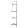 Safavieh Abarrane 4 Tier Iron Corner Shelf in Green