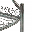 Safavieh Abarrane 4 Tier Iron Corner Shelf in Green