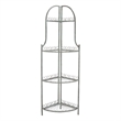 Safavieh Abarrane 4 Tier Iron Corner Shelf in Green