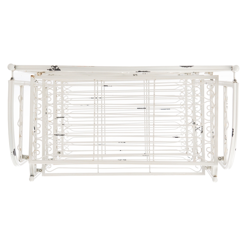 Safavieh Amaris 4 Iron Tier Shelf in White