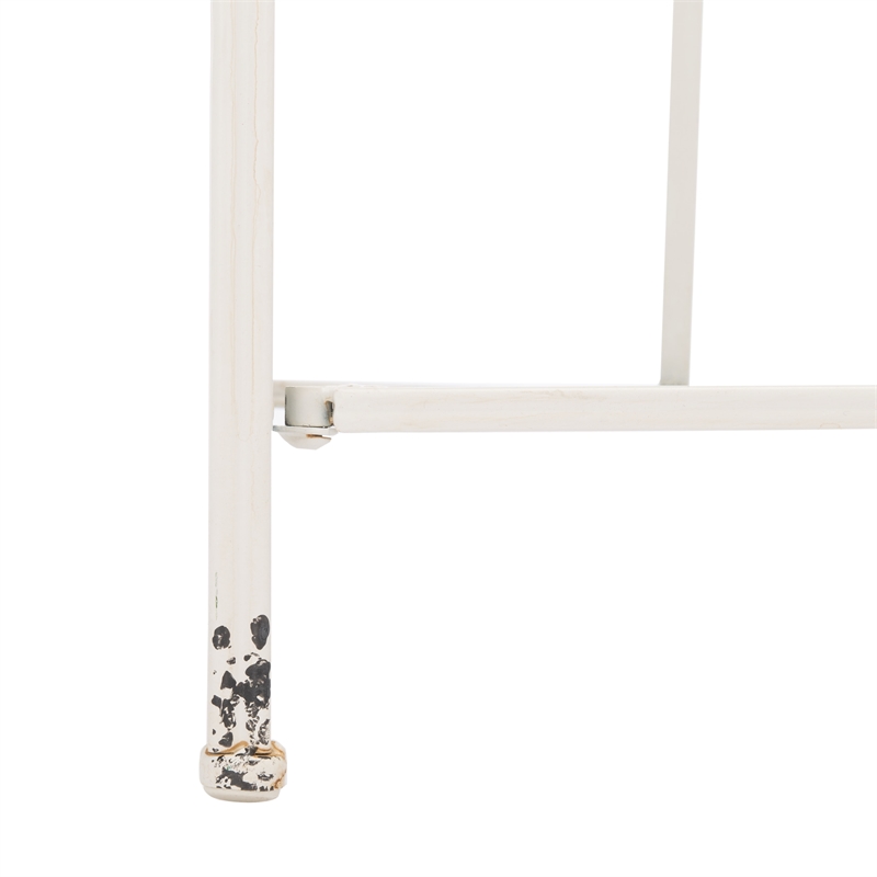 Safavieh Amaris 4 Iron Tier Shelf in White