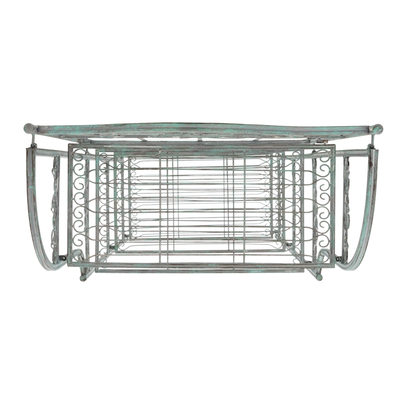 Safavieh Amaris 4 Iron Tier Shelf in Green
