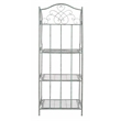Safavieh Amaris 4 Iron Tier Shelf in Green
