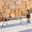 Safavieh Adina Iron Bench in Green