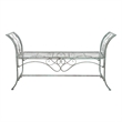 Safavieh Adina Iron Bench in Green