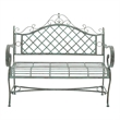 Safavieh Abner Iron Bench in Green