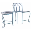 Safavieh Abia Tree Iron Bench in Blue