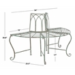 Safavieh Abia Tree Iron Bench in Green