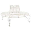Safavieh Ally Darling Tree Iron Bench in White