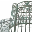 Safavieh Ally Darling Tree Iron Bench in Green