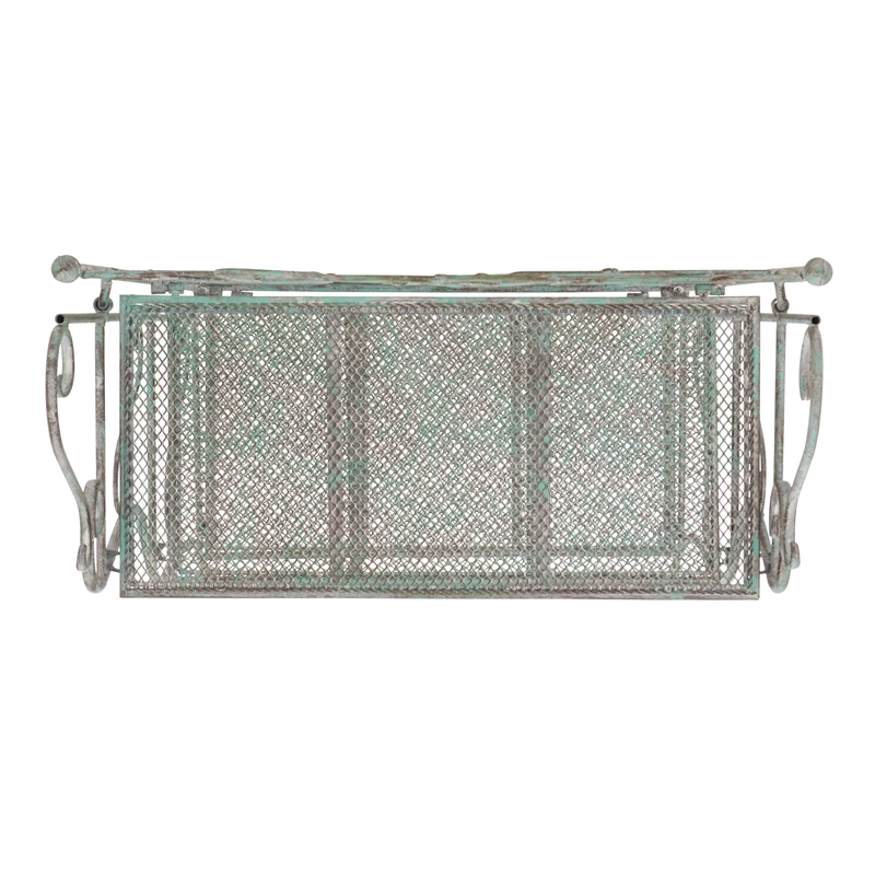 Safavieh Torus 3-Tier Iron Shelf in Green