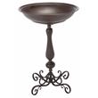 Safavieh Orian Iron Bird Bath in Brown