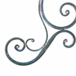 Safavieh Ashlan Iron Bird Bath in Blue