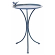 Safavieh Kensi Iron Bird Bath in Blue
