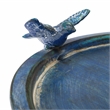 Safavieh Kensi Iron Bird Bath in Blue