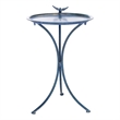 Safavieh Kensi Iron Bird Bath in Blue