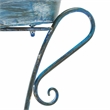 Safavieh Hendrick Iron Planters in Blue