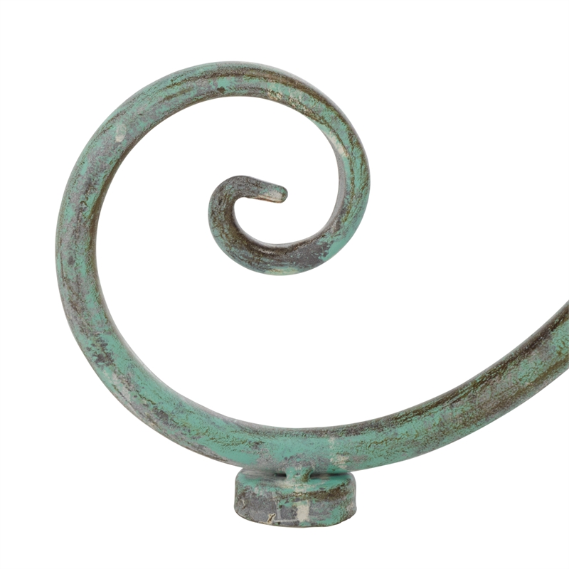Safavieh Hendrick Iron Planters in Green