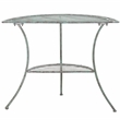Safavieh Genson Half-Moon Iron Console Table in Green