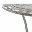 Safavieh Genson Half-Moon Iron Console Table in Green