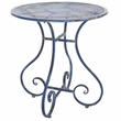 Safavieh Adriel 3Pc Iron Bistro Set in Blue