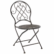 Safavieh Adriel 3Pc Iron Bistro Set in Black / Rust