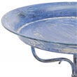 Safavieh Nigel Iron Bird Bath in Blue