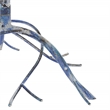 Safavieh Nigel Iron Bird Bath in Blue
