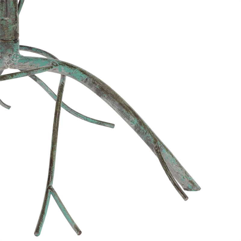 Safavieh Nigel Iron Bird Bath in Green