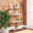 Safavieh Tyrique 4 Tier Iron Shelf Unit in White